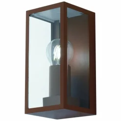 Applique murale d'extérieur Lutec Mondrian Bronze, 1 lumière