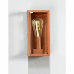 Applique murale d'extérieur Lutec Mondrian Bronze, 1 lumière