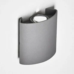 Applique murale d'extérieur Abaiang LED Gris, 1 lumière