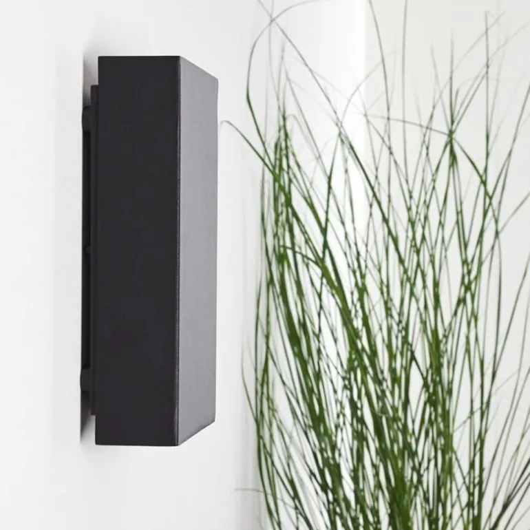 Applique murale d'extérieur Benin LED Noir, 2 lumières