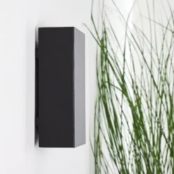 Applique murale d'extérieur Benin LED Noir, 2 lumières