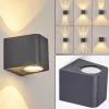 Applique murale d'extérieur Maputo LED Anthracite, 2 lumières