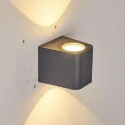 Applique murale d'extérieur Maputo LED Anthracite, 2 lumières