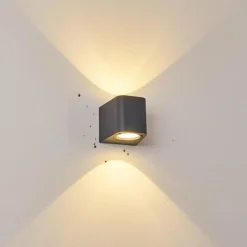 Applique murale d'extérieur Maputo LED Anthracite, 2 lumières