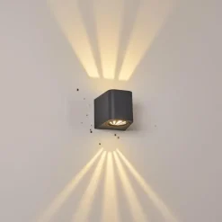 Applique murale d'extérieur Maputo LED Anthracite, 2 lumières