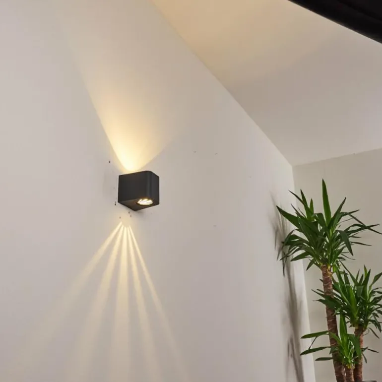 Applique murale d'extérieur Maputo LED Anthracite, 2 lumières