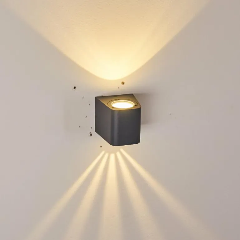 Applique murale d'extérieur Maputo LED Anthracite, 2 lumières