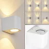 Applique murale d'extérieur Maputo LED Blanc, 2 lumières