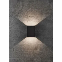 Applique murale d'extérieur Nordlux FOLD LED Noir, 2 lumières