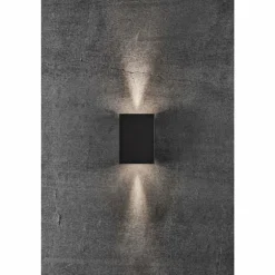 Applique murale d'extérieur Nordlux FOLD LED Noir, 2 lumières
