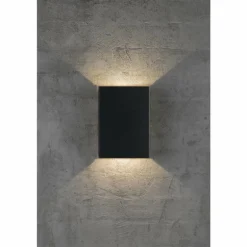 Applique murale d'extérieur Nordlux FOLD LED Noir, 2 lumières