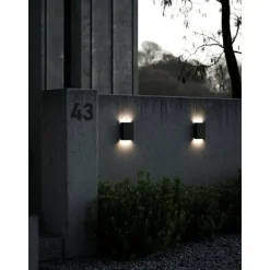 Applique murale d'extérieur Nordlux FOLD LED Noir, 2 lumières