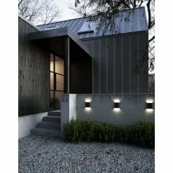 Applique murale d'extérieur Nordlux FOLD LED Noir, 2 lumières