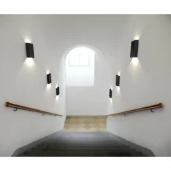 Applique murale d'extérieur Nordlux FOLD LED Noir, 2 lumières