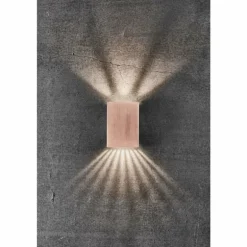 Applique murale d'extérieur Nordlux FOLD LED Cuivre, 2 lumières