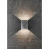 Applique murale d'extérieur Nordlux FOLD LED Acier brossé, 2 lumières