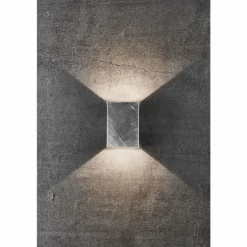 Applique murale d'extérieur Nordlux FOLD LED Acier brossé, 2 lumières