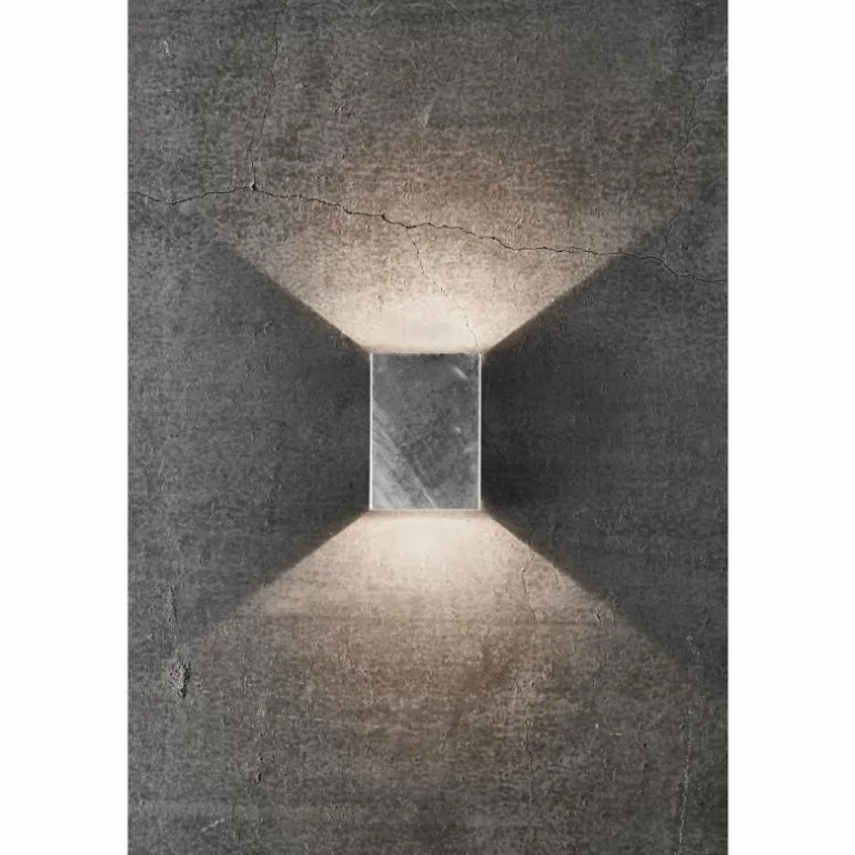 Applique murale d'extérieur Nordlux FOLD LED Acier brossé, 2 lumières