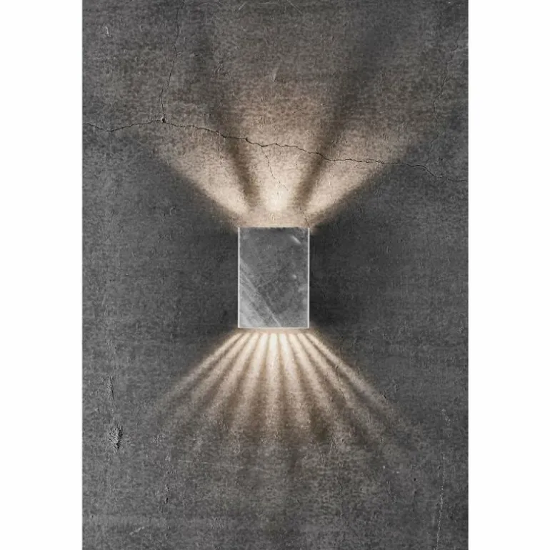 Applique murale d'extérieur Nordlux FOLD LED Acier brossé, 2 lumières