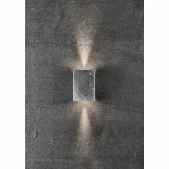 Applique murale d'extérieur Nordlux FOLD LED Acier brossé, 2 lumières
