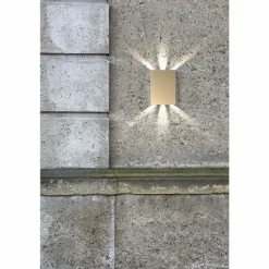 Applique murale d'extérieur Nordlux FOLD LED Laiton, 2 lumières