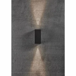 Applique murale d'extérieur Nordlux ASBOL LED Noir, 2 lumières