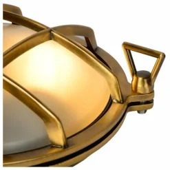 Applique murale d'extérieur Lucide DUDLEY Or, Laiton, 1 lumière