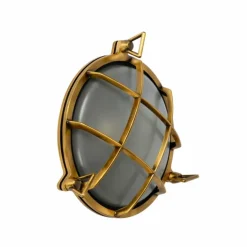 Applique murale d'extérieur Lucide DUDLEY Or, Laiton, 1 lumière