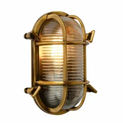 Applique murale d'extérieur Lucide DUDLEY Or, Laiton, 1 lumière