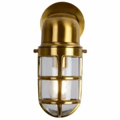 Applique murale d'extérieur Lucide DUDLEY Or, Laiton, 1 lumière