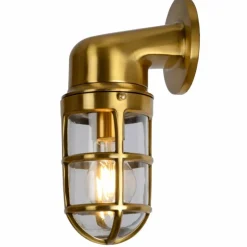 Applique murale d'extérieur Lucide DUDLEY Or, Laiton, 1 lumière