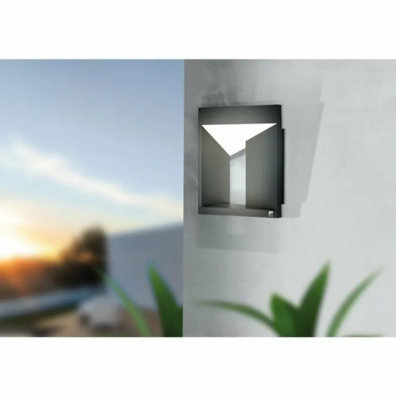 Applique murale d'extérieur Eglo NEMBRO LED Noir, 1 lumière