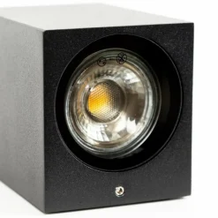 Applique murale d'extérieur KS Verlichting Geo Noir, 1 lumière