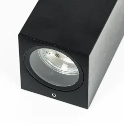 Applique murale d'extérieur KS Verlichting Geo Noir, 1 lumière