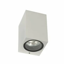 Applique murale d'extérieur KS Verlichting Geo Blanc, 1 lumière