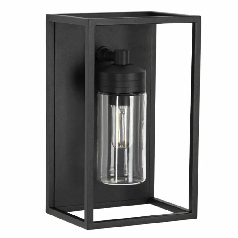 Applique murale d'extérieur KS Verlichting Hudson Noir, 1 lumière