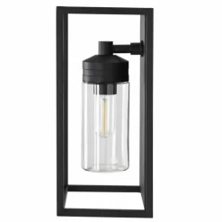 Applique murale d'extérieur KS Verlichting Hudson Noir, 1 lumière