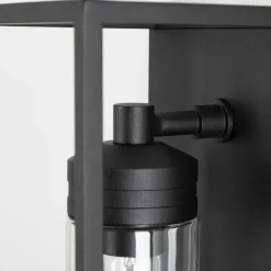 Applique murale d'extérieur KS Verlichting Hudson Noir, 1 lumière