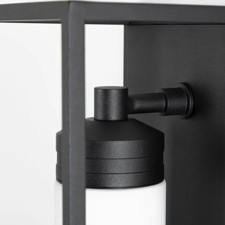 Applique murale d'extérieur KS Verlichting Hudson Noir, 1 lumière