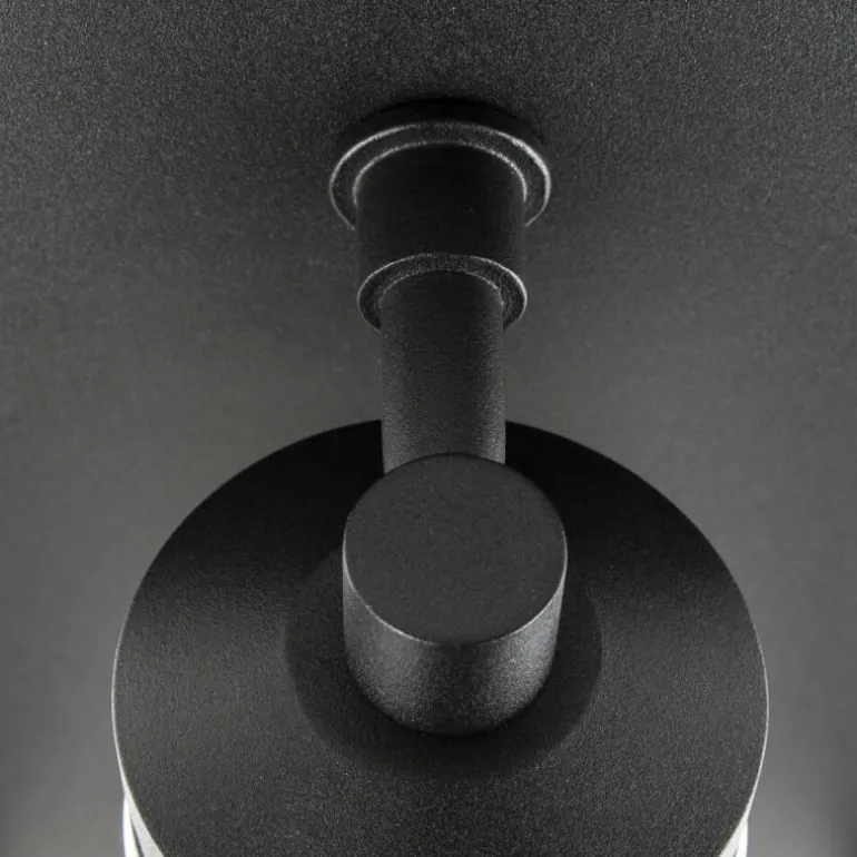 Applique murale d'extérieur KS Verlichting Hudson Noir, 1 lumière