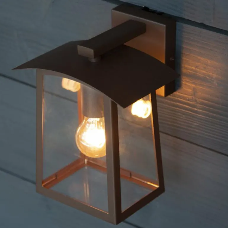 Applique murale d'extérieur KS Verlichting Motto Noir, 1 lumière