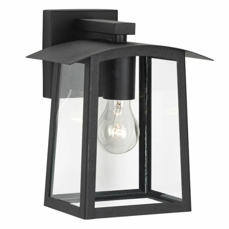 Applique murale d'extérieur KS Verlichting Motto Noir, 1 lumière