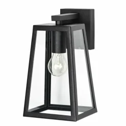 Applique murale d'extérieur KS Verlichting Luuk Noir, 1 lumière