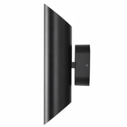 Applique murale d'extérieur KS Verlichting Edge Noir, 2 lumières