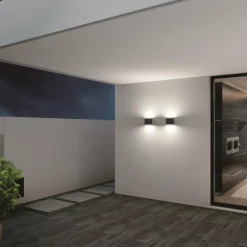 Applique murale d'extérieur CMD AQUA RIO LED Anthracite, 2 lumières