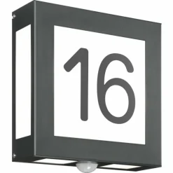 Applique murale d'extérieur CMD AQUA LEGENDO Anthracite, 2 lumières, Détecteur de mouvement