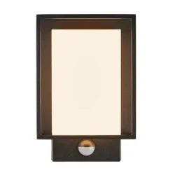 Applique murale d'extérieur Nordlux Nestor LED Noir, 1 lumière, Détecteur de mouvement