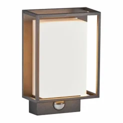 Applique murale d'extérieur Nordlux Nestor LED Noir, 1 lumière, Détecteur de mouvement