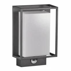 Applique murale d'extérieur Nordlux Nestor LED Noir, 1 lumière, Détecteur de mouvement