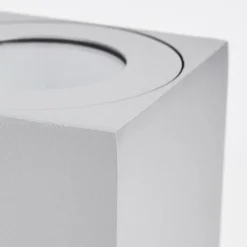 Applique murale d'extérieur Boda Gris, 2 lumières